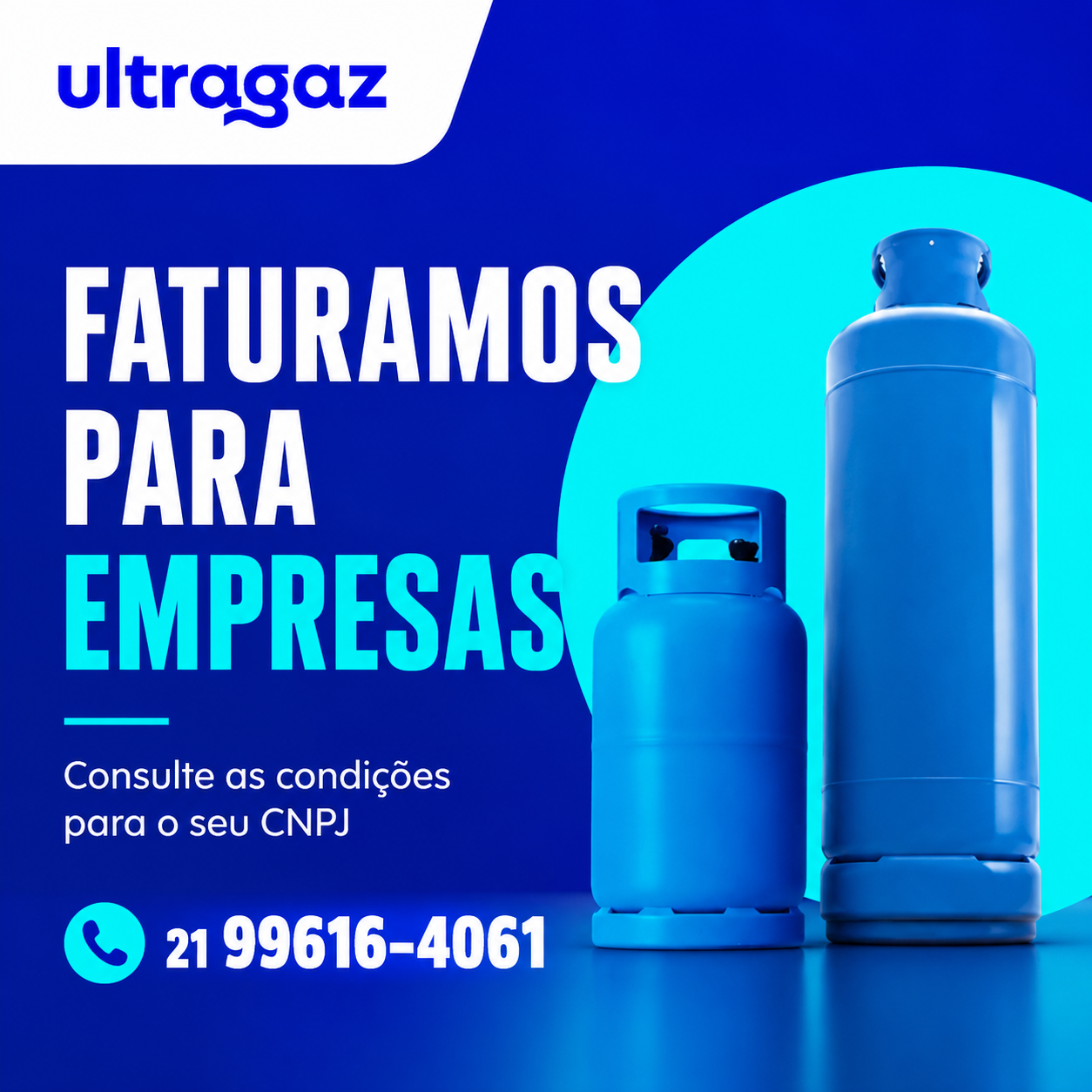Atendimento corporativo Ultragaz - gás GLP para empresas
